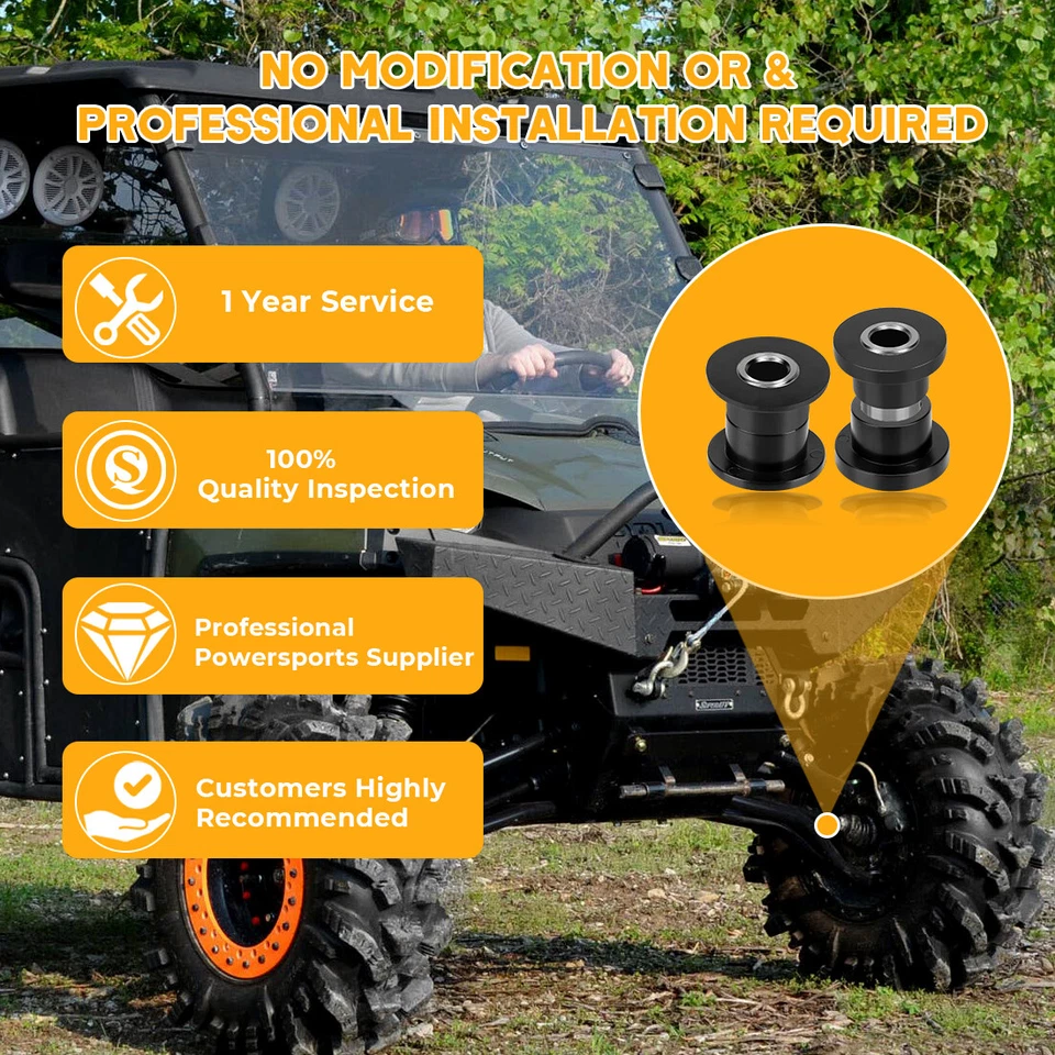 Front & Rear Shock Bushing Sleeve Kit for Polaris Sportsman 550 850 1000 X2/XP - Image 4 of 4