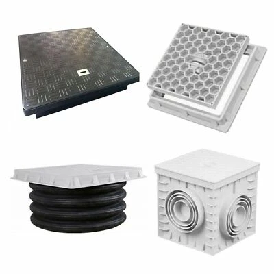 Revisionsschacht Bodenschacht Kontrollschacht Kanaldeckel Kanal/Abdeckung/Hof#