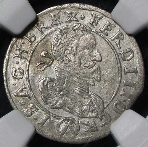 1628 Austria 3 Kreuser Vienna NGC AU Details Cleaned Silver #21671w