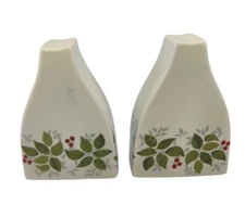 Figgjo Brazil Salt & Pepper Shakers Set Red Berries Green Leaves Norway