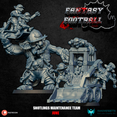 Rotzling - Männer bei der Arbeit - Fantasy Football Team von Rako Vendetta