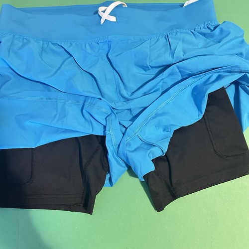 Under Armour UA Men's Cool Switch 2-in-1 Shorts Large Blue 5" 1377001 - Picture 16 of 16