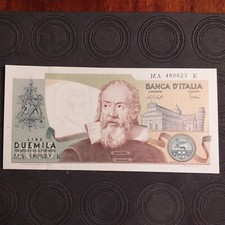 2000 Lire Galileo Anno 1976 Banconota  Fds. Molto Bella Vedi Foto.