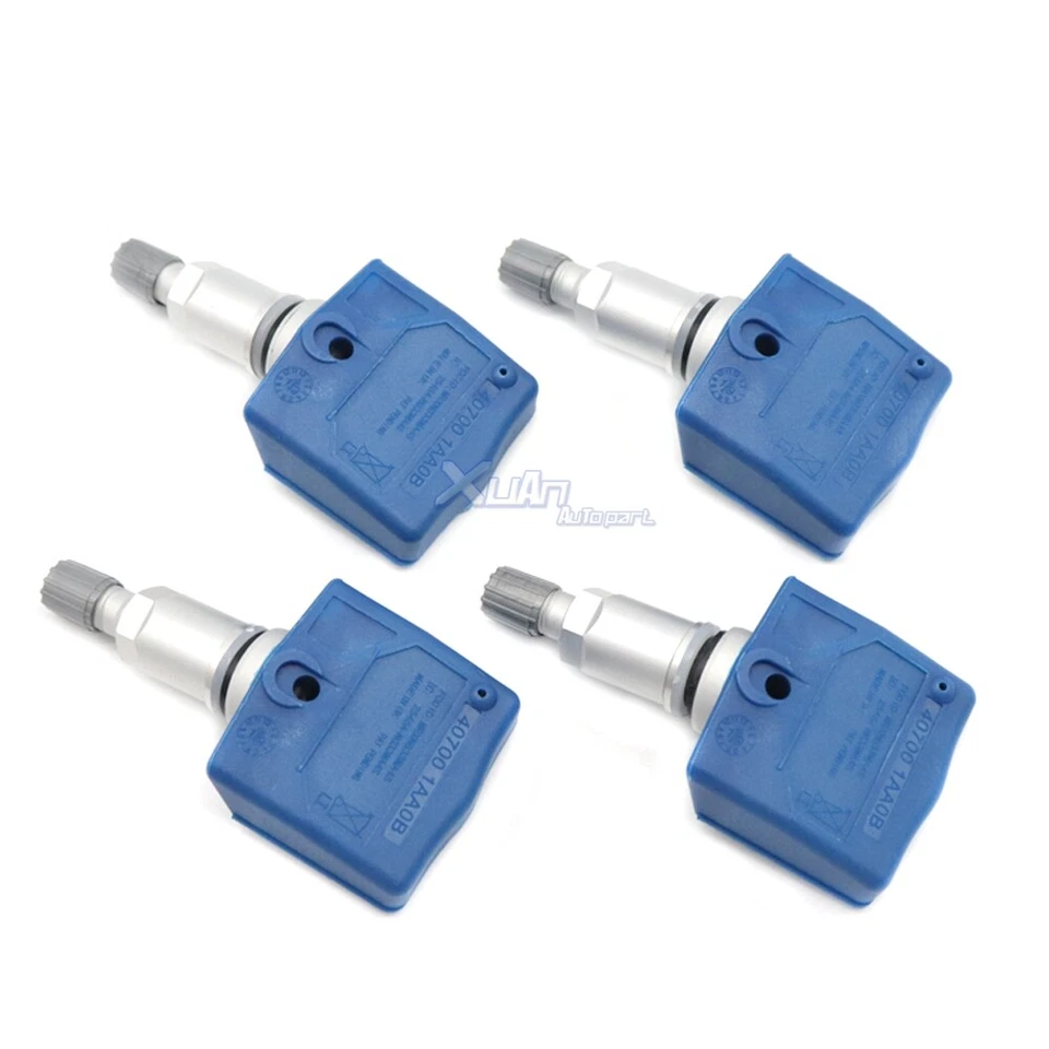 4x SENSOR DE PRESIÓN DE NEUMÁTICOS TPMS NUEVO 40700-1AA0B para Nissan Máxima Altima Infiniti Foto 2 de 4