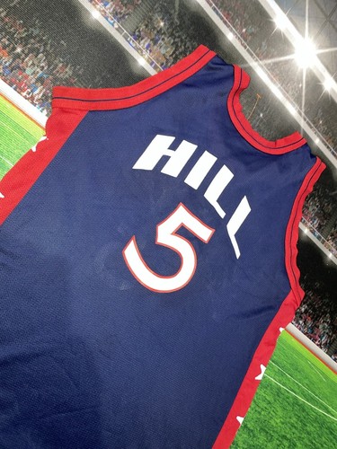 Grant Hill USA Team Olympics Champion Basketball Jersey Youth Sz XL 18/20 - Picture 9 of 11