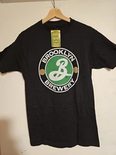 NWT - Brooklyn Brewery Classic Logo T-shirt - Black - Sz S