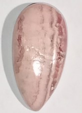 Rhodocrosite d Argentine en poire cabochon de 23,27Cts