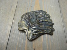 Indian Head Copper Belt Buckle