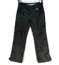 Ocean&Earth Womens Medium Black Fleece Lined Snow Ski Snowboard Pants