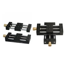 Precision X/Y Sliding Table Manual straight Linear Stage Translation Assemblable