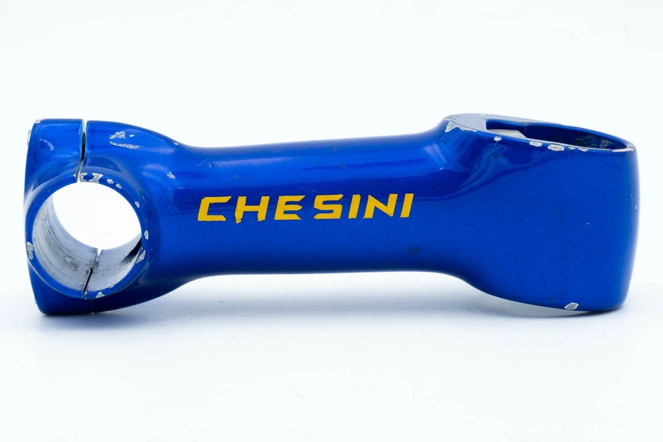 CHESINI 110mm 1" INCH STEM BLUE THREADLESS 90s VINTAGE AHEAD ROAD RACING BIKE - Image 3 of 4