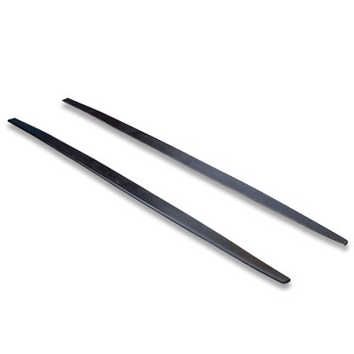 FYRALIP Unpainted Side Skirt Extension Lip For Mitsubishi Lancer 9th Sedan 07-17