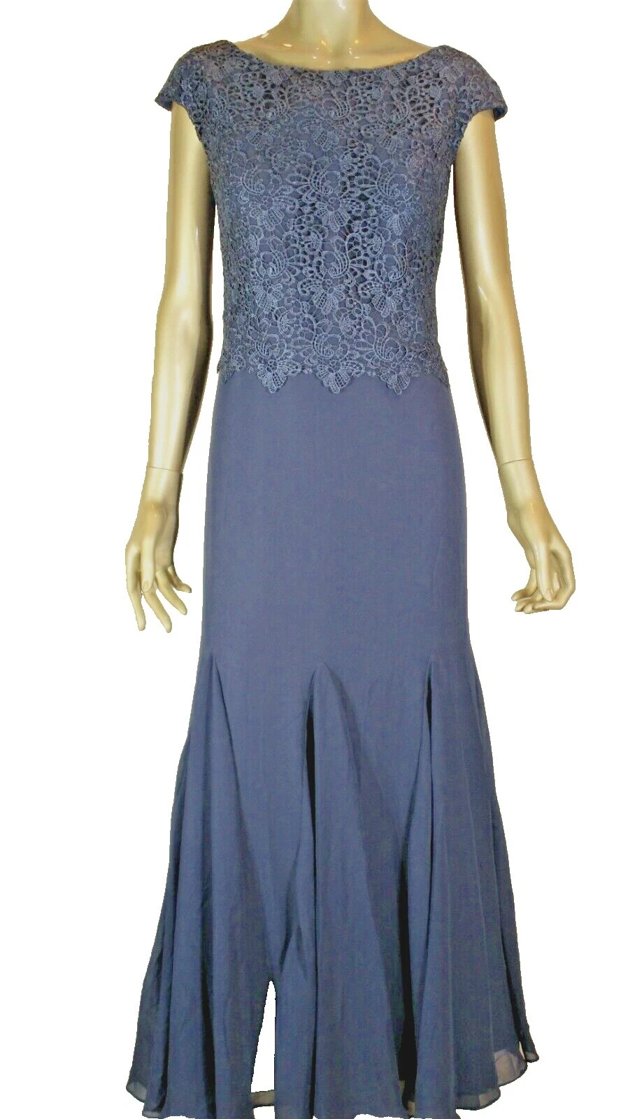 Vestidos de dama de honor de encaje de manga casquillo