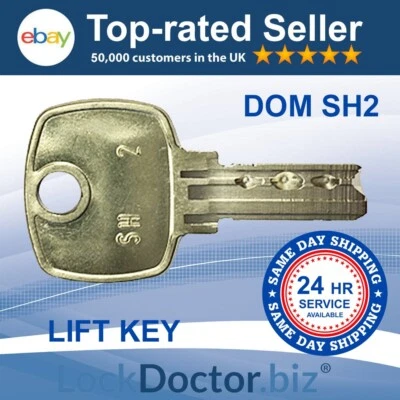 JMA SH2 Lift Electrical Switch Dimple Replacement DOM Key SH2 Same Day Dispatch
