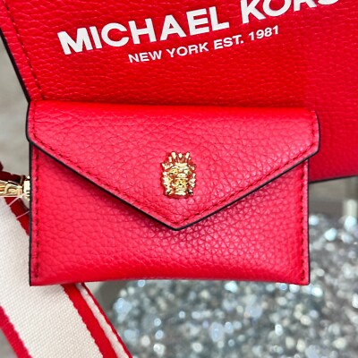 ☆COURONNE☆ Mael Frame Half Wallet Red RCWEX24642RED Mael Half Wallet _COURONNE - 코오롱몰