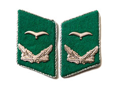 DDR NVA Kragenspiegel Offizier Grenzflieger Grenztruppen Hubschrauberstaffel 16