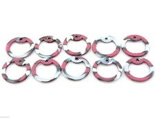 Pack of 10 Red Camo Military Army ID Dog Tag Rubber Silicone Silencers