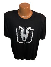 HENDERSON SILVER KNIGHTS NHL MINOR LEAGUE ICE HOCKEY Black T SHIRT Men’s Size 2X