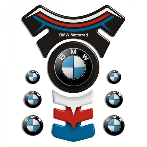 Paraserbatoio resinato per BMW TANK PAD "De Luxe" +6 stickers Gratis For Free - 第 1/1 張圖片