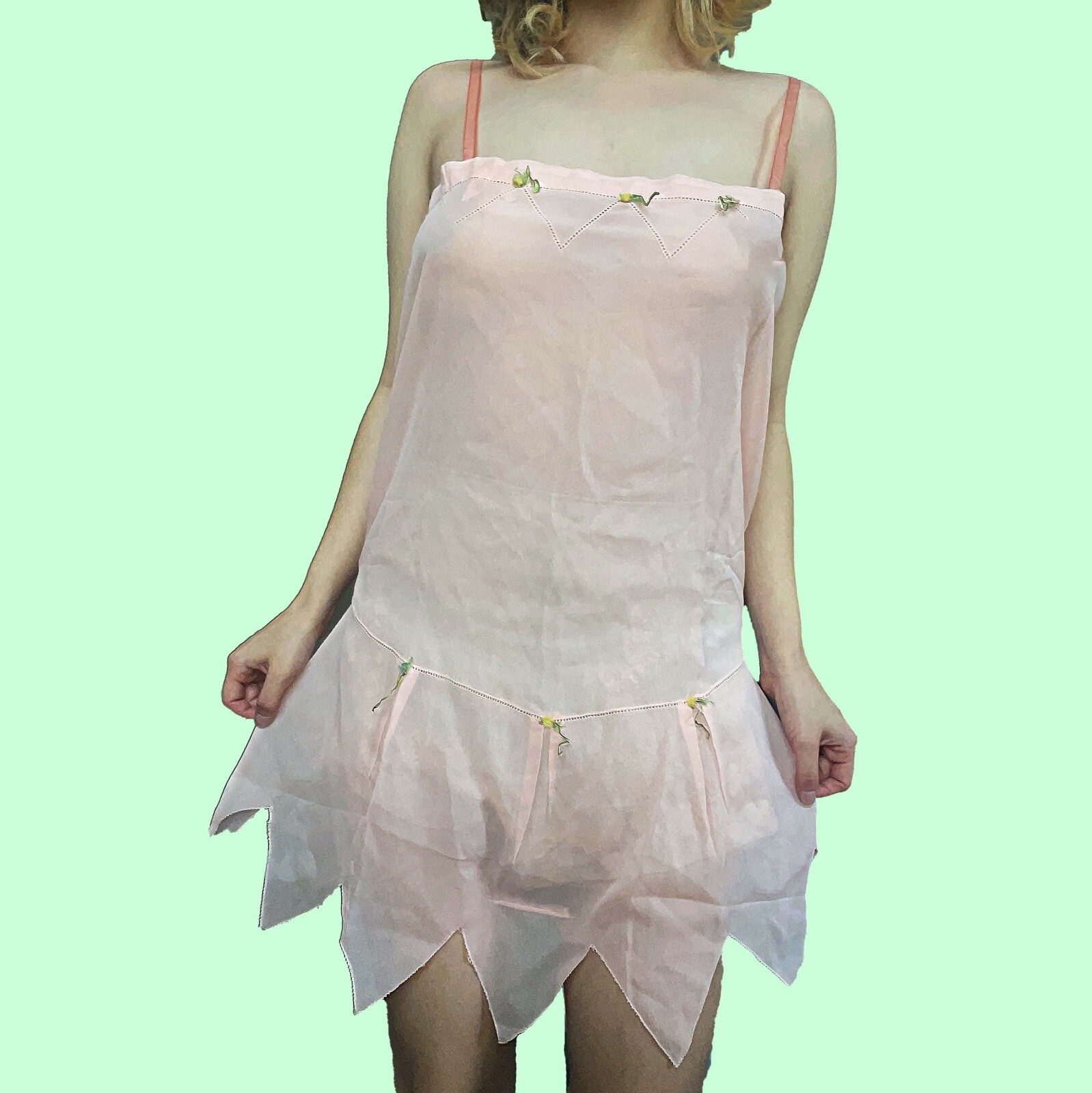 1930s silk romper - image 3