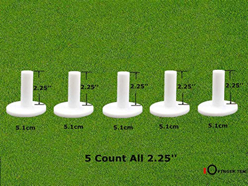 5 Pcs Rubber Golf Tees Holder Tee Range Driving Practice Mat Hitting White New - Picture 12 of 15
