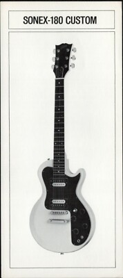 1981 Gibson Sonex Promo Sheet Case Candy