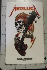 METALLICA Powell Peralta STICKER decal skate skateboard tour merch Z