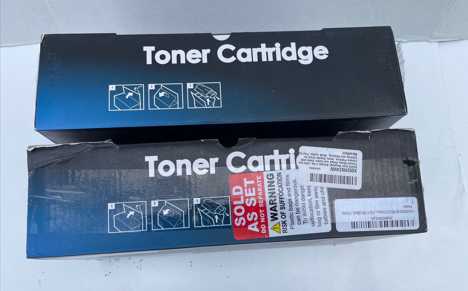 2 PK Black Toner Cartridge for Dell 1130 1130n 1135n Laser Printer NEW