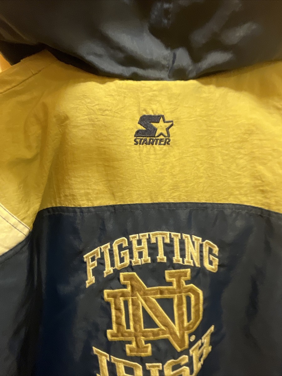 NOTRE DAME FIGHTING IRISHジャケットstarter90s Vintage 90s Notre Dame Fighting Irish Starter Jacket