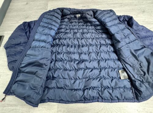 32 Degrees Heat Men’s Puffer Jacket Zipper Front Navy Size M - Picture 5 of 7