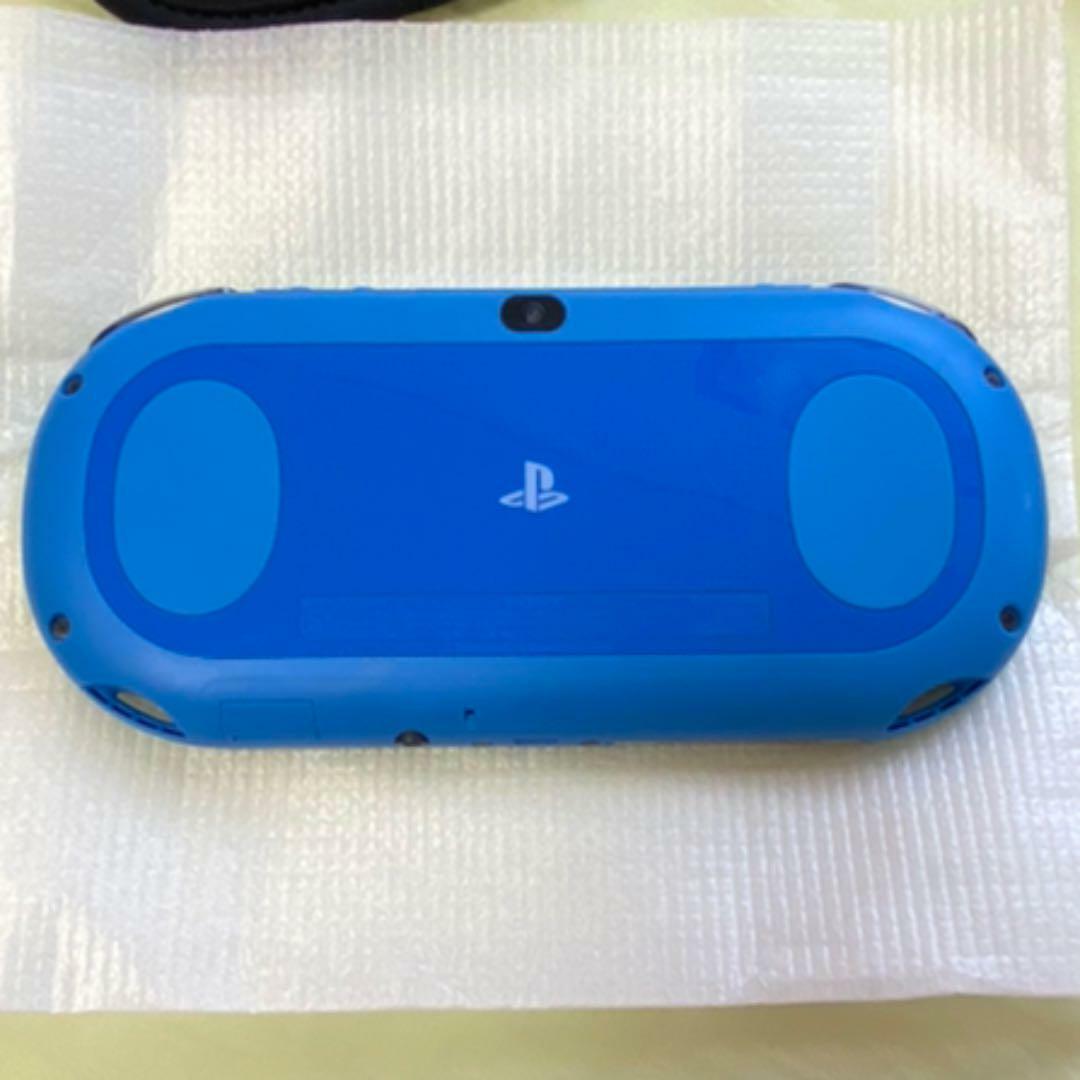 PlayStation Vita Wi-Fi Model PCH-2000 Black Blue slim with charger
