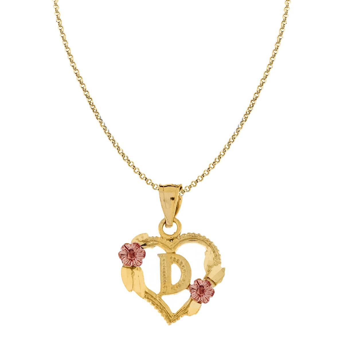 Genuine 14k Two-tone Gold 0.66