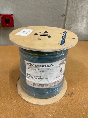 New Crestron CRESNET-P-TL-SP1000 2C/18 2C/22 SHLD LOW-CAP CMP 1000 ft Spool