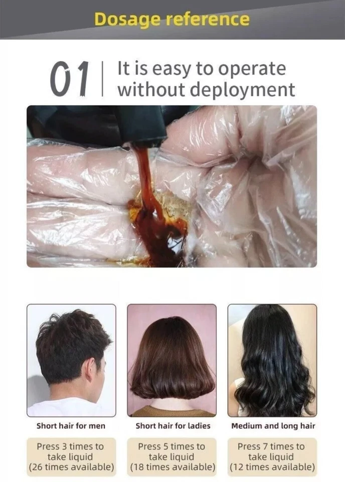 ЧЕРНЫЙ волос👩🏻‍🦱 краситель шампунь 3 в 1 мгновенный травяные ингредиенты новый запечатанный - Изображение 4 из 4