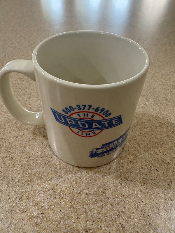 Union Pacific Railroad Ceramic Coffee Mug/Cup 10 Oz  ( The Update Line ) NEW