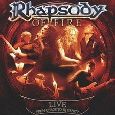 RHAPSODY OF FIRE LIVE: FROM CHAOS TO ETERNITY NEW CD