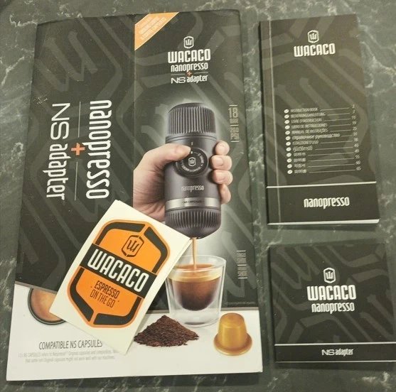 Wacaco Nanopresso (Black) + NS Adaptor - Aust Post Delivery