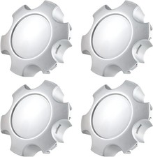 4 PCS Wheel Center Hub Caps Compatible with 6 Lugs Tundra 17" 5 Twin Spoke