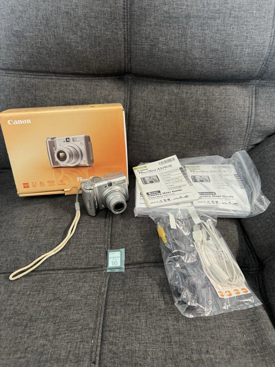 Canon PowerShot A570 IS Digital Cameras for Sale | Shop New & Used