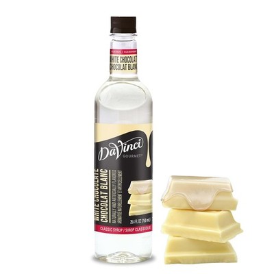 Classic White Chocolate Syrup 25.4 Fl Oz - Ideal for Coffee & Culinary Creations