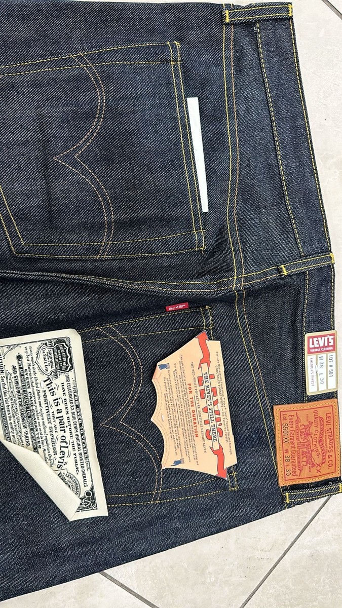LVC Levi's Vintage Clothing 1944 38x30 S501XX Perfect