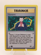 Giovanni 1st Edition Gym Challenge Non-Holo Rare 104/132 Pokemon Card - 2000 on eBay