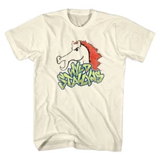 Bill & Ted's Excellent Adventure Movie Wyld Stallyns Horse Logo Men's T Shirt