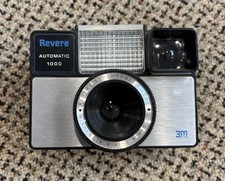 Vintage 3M Revere Automatic 1000 Camera, Original Case, Original Manual.