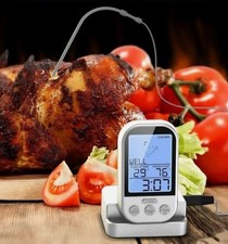 Thermomètre digital de cuisson sans fil –remote probe bbq chiken 0-250°C