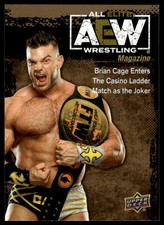 2021 Upper Deck AEW Brian Cage #82 Gold