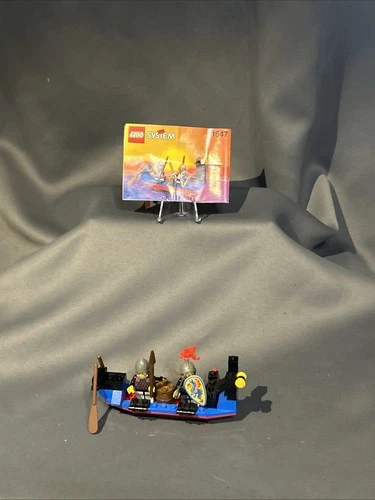 Lego 1547 Castle BLACK KNIGHTS BOAT Complete w/Instructions No original box