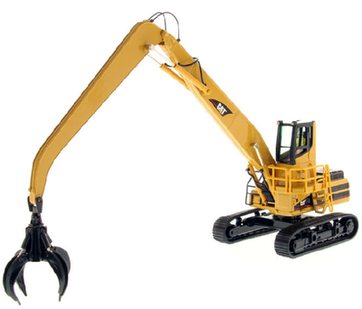 DIECAST MASTERS,CATERPILLAR 345B claw crane with driver, 1/50