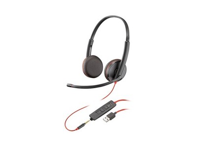HP Poly Blackwire C3225 3200 Series Headset On-Ear kabelgebunden aktive
