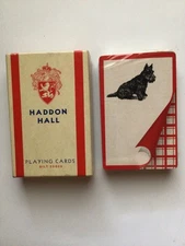 Vintage “Scotty Dog” Deck of Playing Cards *NOS SEALED* E.E. Fairchild c.1930’s